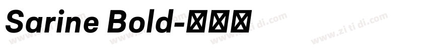 Sarine Bold字体转换
